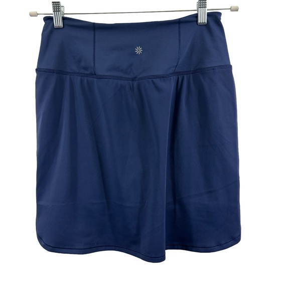 ATHLETA Fairway Golf Skort 18" Skirt Navy Blue #657682 Size Small - Picture 4 of 11